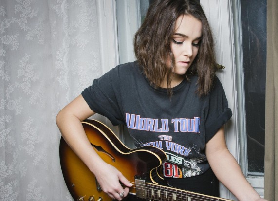 Lotte with her guitar